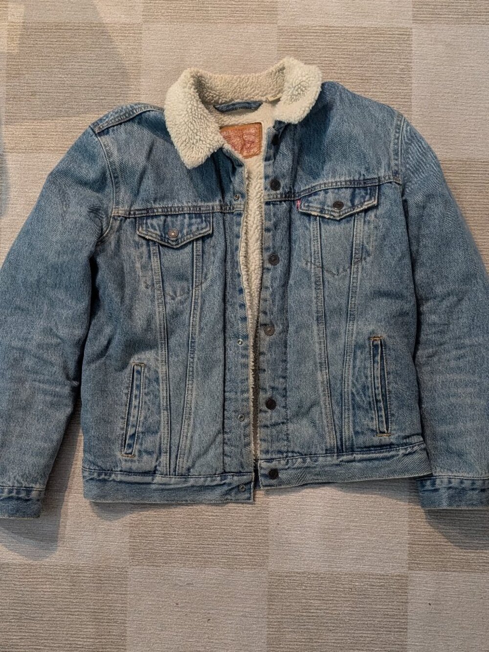 Lined denim Levi's jacket